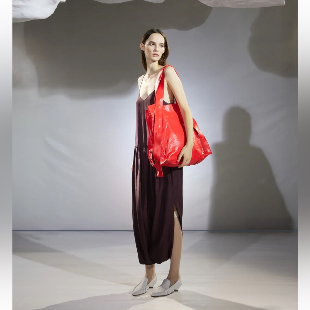 Spring Acetate Strappy Jalouise Dress